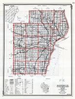 Manitowoc County Map, Wisconsin State Atlas 1959